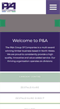 Mobile Screenshot of p-a-group.com